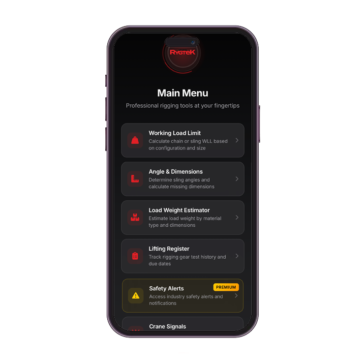 Rygtek App Interface